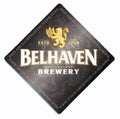 Belhaven beer coaster