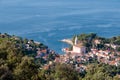 Beli Losinj sight from top of hill Royalty Free Stock Photo