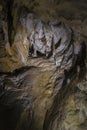 Belianska Cave is a stalactite cave in the Slovak Royalty Free Stock Photo