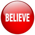 believe button Royalty Free Stock Photo