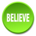 believe button Royalty Free Stock Photo