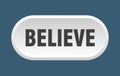 believe button Royalty Free Stock Photo