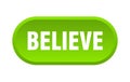 believe button Royalty Free Stock Photo