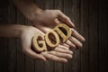 Believe in God Royalty Free Stock Photo