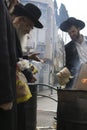 Burning bread Before the Jewish holiday of Passover