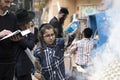 Burning bread Before the Jewish holiday of Passover