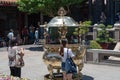 Believers piously worship in the Bangka Longshan Temple