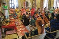 Believers pray at Babu Amichand Panalal Adishwarji Jain Temple, Mumbai