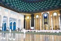 Believers are praying in Al Akbar Mosque in surabaya, Java, Indonesia. Royalty Free Stock Photo