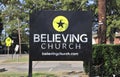 Believing Church Sign Memphis, TN.