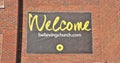 Believing Church Welcome Sign Memphis, TN. Royalty Free Stock Photo