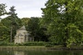 Belisle pavillion in the centre of the island, Claremont Landscape Garden