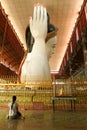 Belivers praying at the pagoda Chaukhtatgy of Yangon