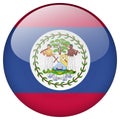 Belize flag button