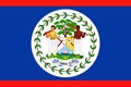 Belize Flag Vector Flat Icon