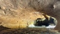 One of the caves in Nohoch Che\'en Caves Branch Archaeological Reserve in Belize