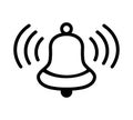 bell, alarm icon