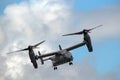 A Bell-Boeing CV-22B Osprey tiltrotor military aircraft Royalty Free Stock Photo