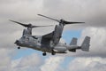 A Bell-Boeing CV-22B Osprey tiltrotor military aircraft