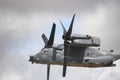 A Bell-Boeing CV-22B Osprey tiltrotor military aircraft Royalty Free Stock Photo