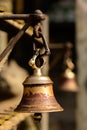 Bell in a buddhist temple in Kathmandu Royalty Free Stock Photo