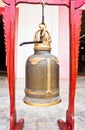 Bell in a buddhist temple Royalty Free Stock Photo