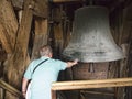 Bell in the Cathedral in Wawel Castle in Krakow Poland Royalty Free Stock Photo