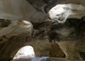 Bell caves in Beit Guvrin-Maresha National Park Royalty Free Stock Photo