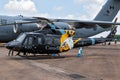 Bell CH-146 Griffon helicopter of the Canadian Armed Forces on the tarmac of RAF Fairford. UK - July 13, 2018