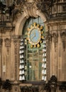 The Bell Clock of Zwinger in Dresden