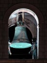 Bell in the Dubrovnik bell tower by night Royalty Free Stock Photo