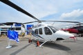 Bell 429 GlobalRanger helicopter on display at Singapore Airshow
