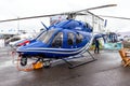Bell 429 GlobalRanger helicopter at the Paris Air Show. Le Bourget - June 22, 2023
