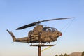 Bell Helicopter at Veterans Memorial Royalty Free Stock Photo