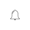 Bell icon illustration Royalty Free Stock Photo
