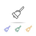 bell icons. Element of edecation for mobile concept and web apps. Thin line icon for website design and development, app developm