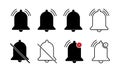 Bell Icons Set Flat Web Icons Vector illustration bell icons for web,