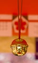 Bell in Japanese shrine