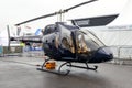 Bell 505 Jet Ranger X helicopter at the Paris Air Show. Le Bourget - June 22, 2023