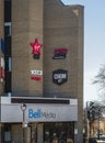 Virgin TSN rouge CHMO Radio Station of Bell media in downtown Montrea