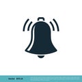 Bell Notification Icon Vector Logo Template Illustration Design. Vector EPS 10