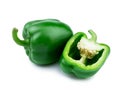 Sweet bell pepper for healthy on white background