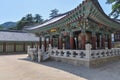 Bell Pavilion at Haeinsa Temple, Mount Gaya, Gayasan National Park, South Korea Royalty Free Stock Photo