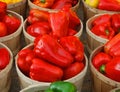 The bell pepper also known as sweet pepper Royalty Free Stock Photo