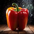 Bell pepper, capsicum, sweet pepper, fresh raw organic vegetable