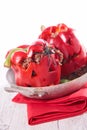 Bell pepper with minced beef