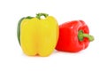 Bell pepper three colors Royalty Free Stock Photo