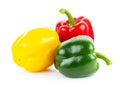 Bell pepper on white background