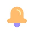 Bell pixel perfect flat gradient color ui icon Royalty Free Stock Photo