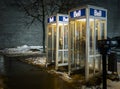 Bell public telephone Royalty Free Stock Photo